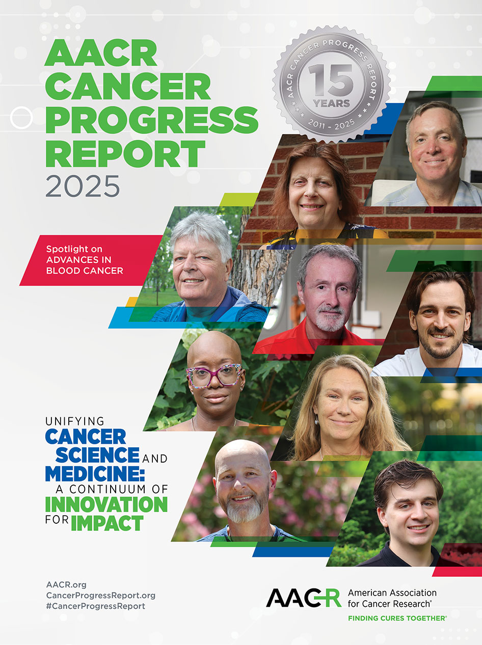 AACR cancer progress report 2025 cover