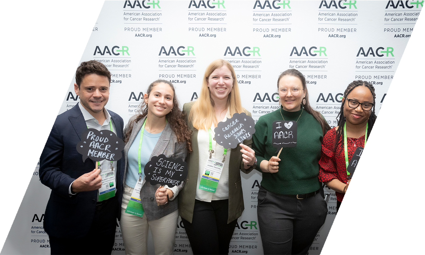 AACR members at the Annual Meeting